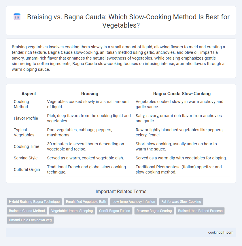 Braising vs. Bagna Cauda: Which Slow-Cooking Method Is Best for Vegetables?