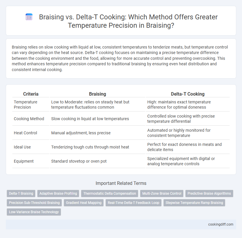 Braising vs. Delta-T Cooking: Which Method Offers Greater Temperature Precision in Braising?