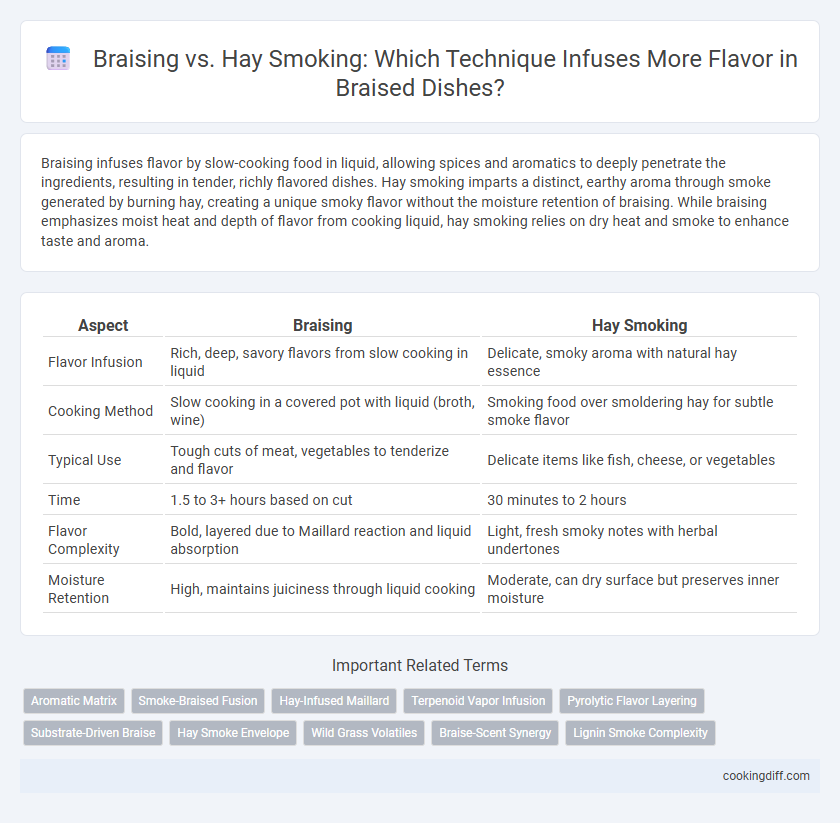 Braising vs. Hay Smoking: Which Technique Infuses More Flavor in Braised Dishes?
