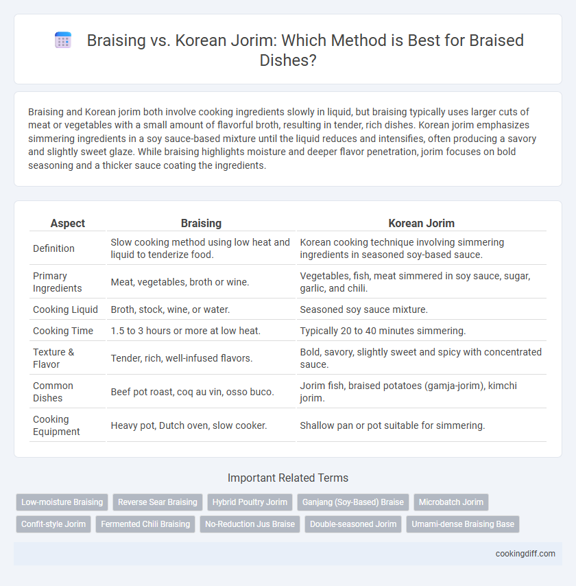 Braising vs. Korean Jorim: Which Method is Best for Braised Dishes?