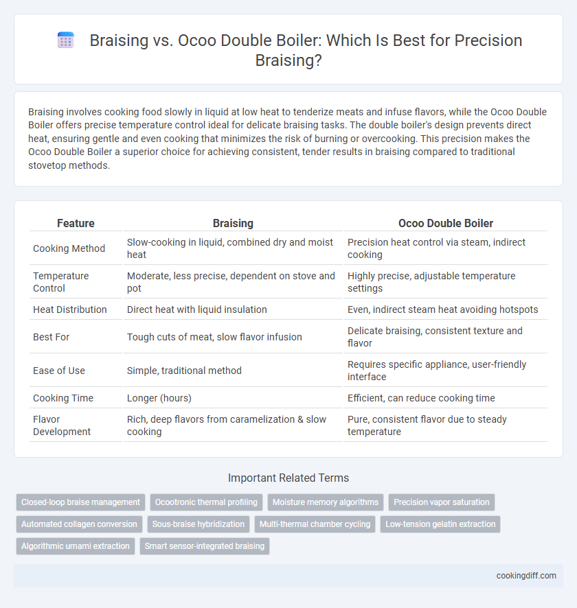 Braising vs. Ocoo Double Boiler: Which Is Best for Precision Braising?