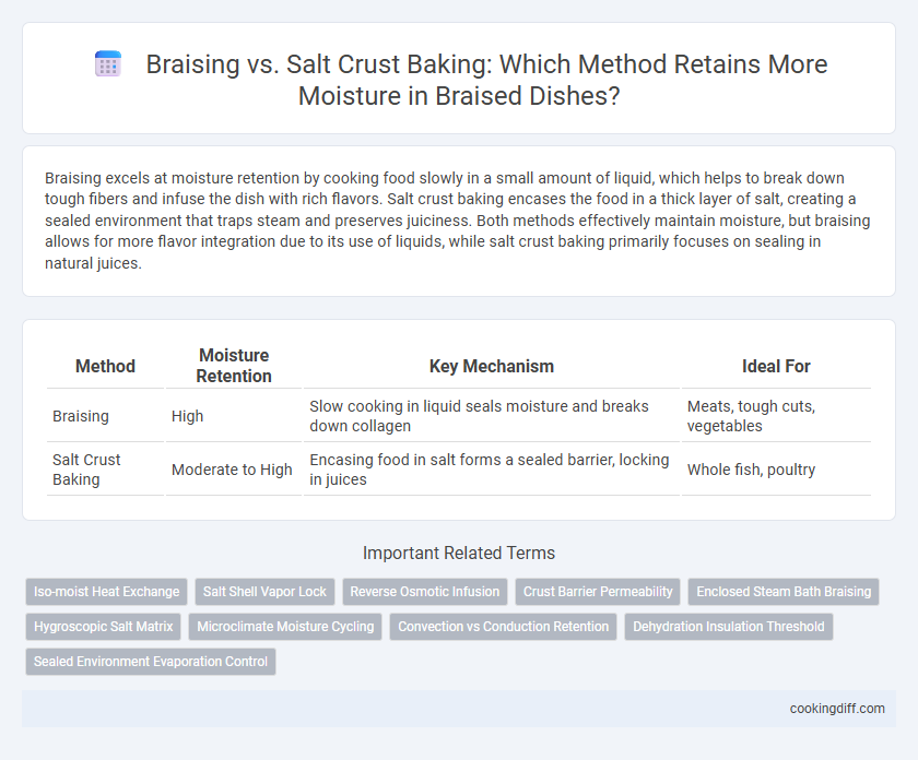 Braising vs. Salt Crust Baking: Which Method Retains More Moisture in Braised Dishes?