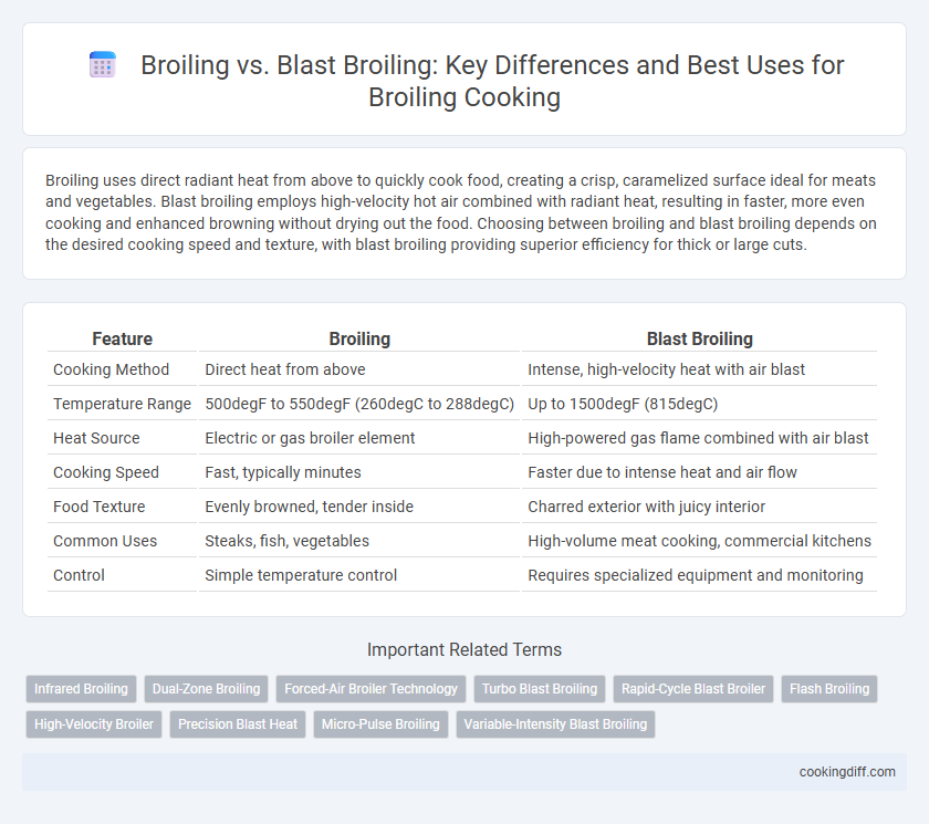 Broiling vs. Blast Broiling: Key Differences and Best Uses for Broiling Cooking