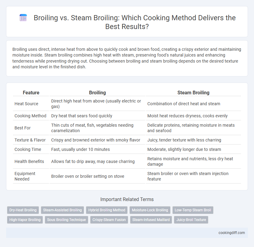 Broiling vs. Steam Broiling: Which Cooking Method Delivers the Best Results?