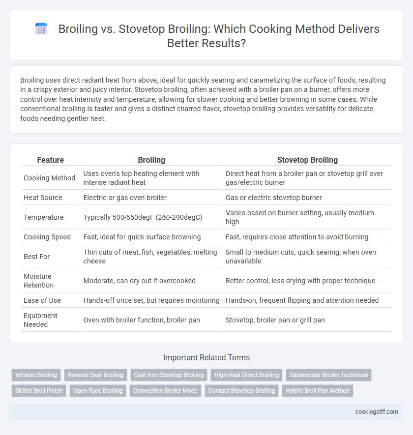 Broiling vs. Stovetop Broiling: Which Cooking Method Delivers Better Results?