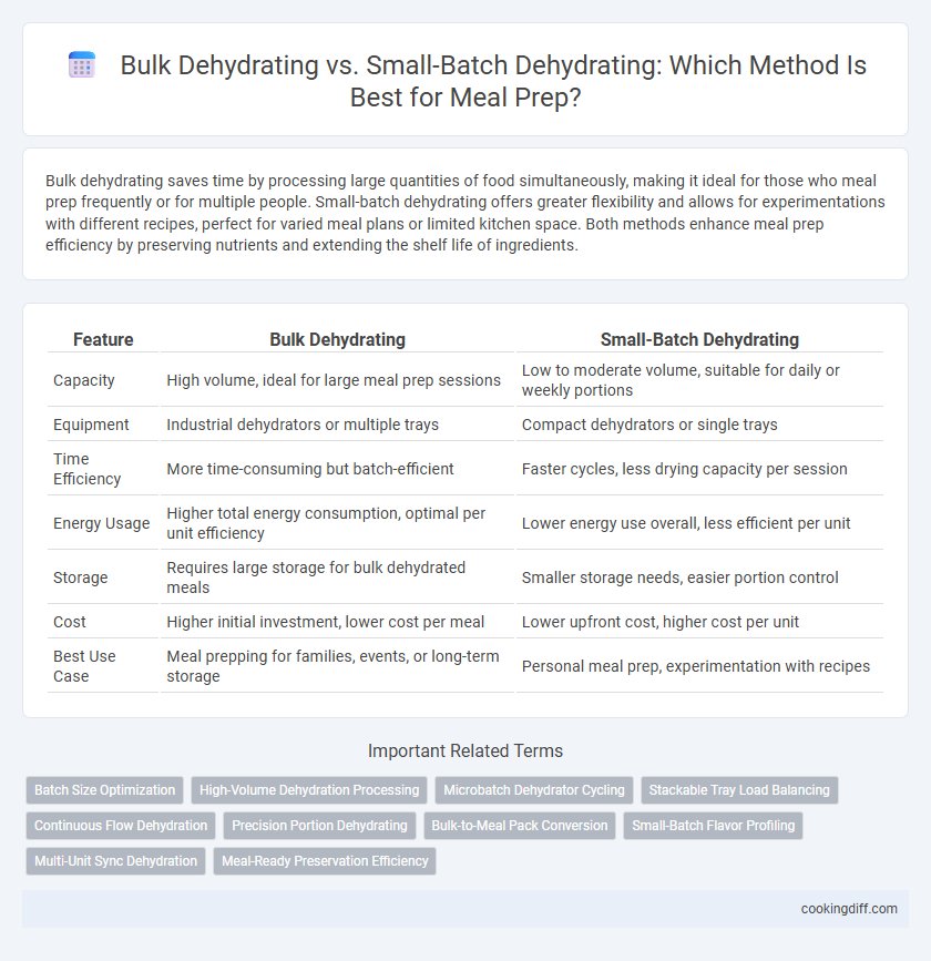 Bulk Dehydrating vs. Small-Batch Dehydrating: Which Method Is Best for Meal Prep?