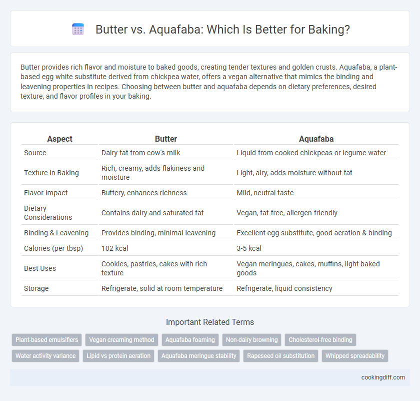 Butter vs. Aquafaba: Which Is Better for Baking?