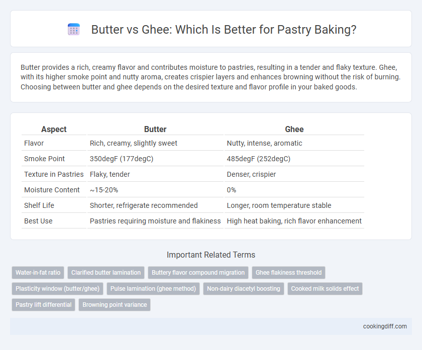 Butter vs Ghee: Which Is Better for Pastry Baking?