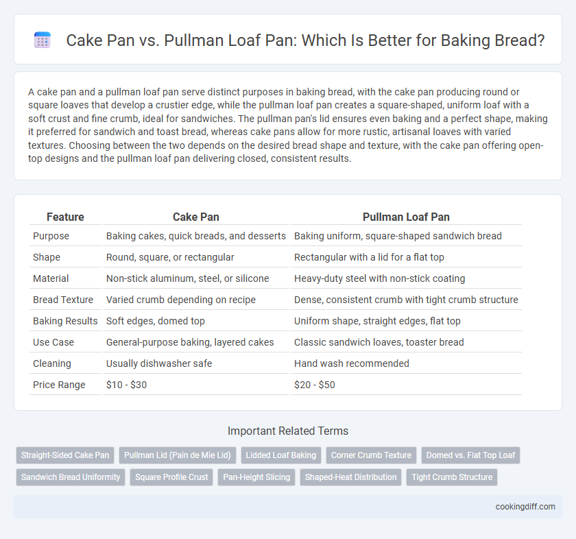 Cake Pan vs. Pullman Loaf Pan: Which Is Better for Baking Bread?