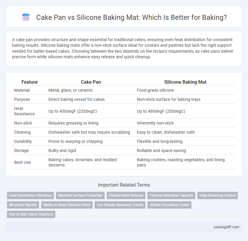 Cake Pan vs Silicone Baking Mat: Which Is Better for Baking?