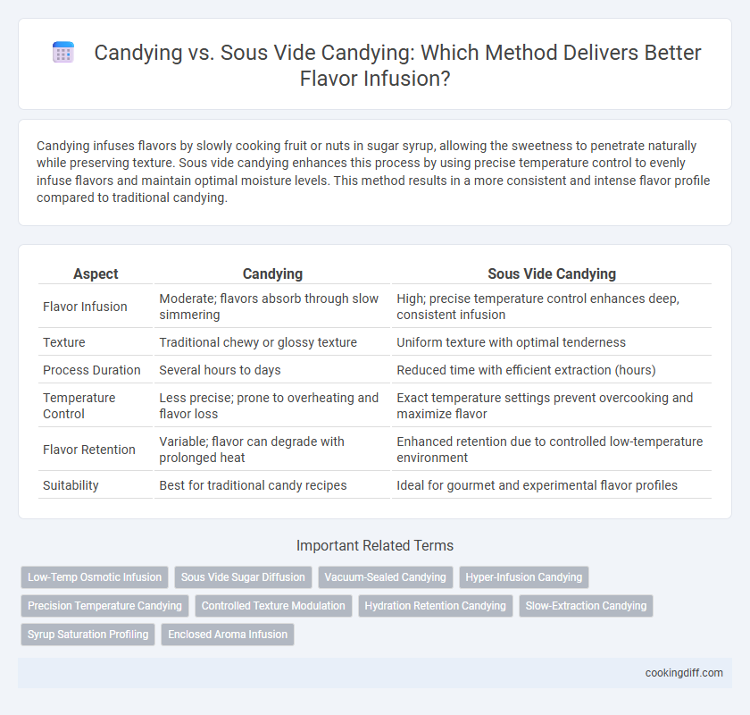 Candying vs. Sous Vide Candying: Which Method Delivers Better Flavor Infusion?