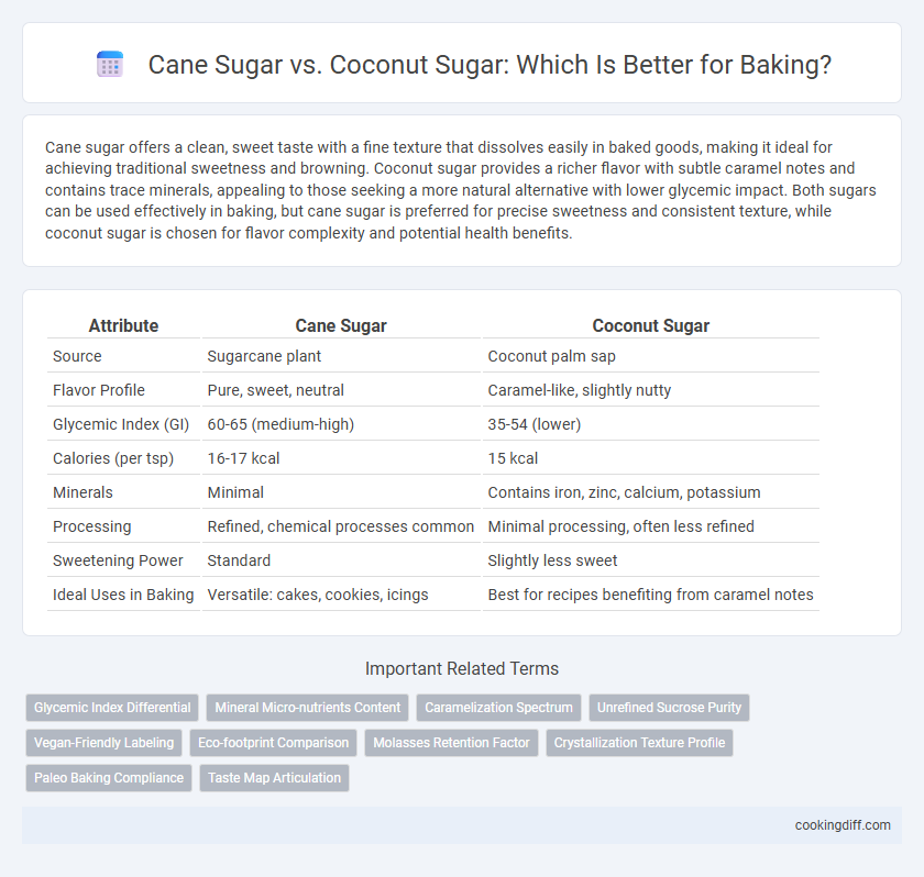 Cane Sugar vs. Coconut Sugar: Which Is Better for Baking?