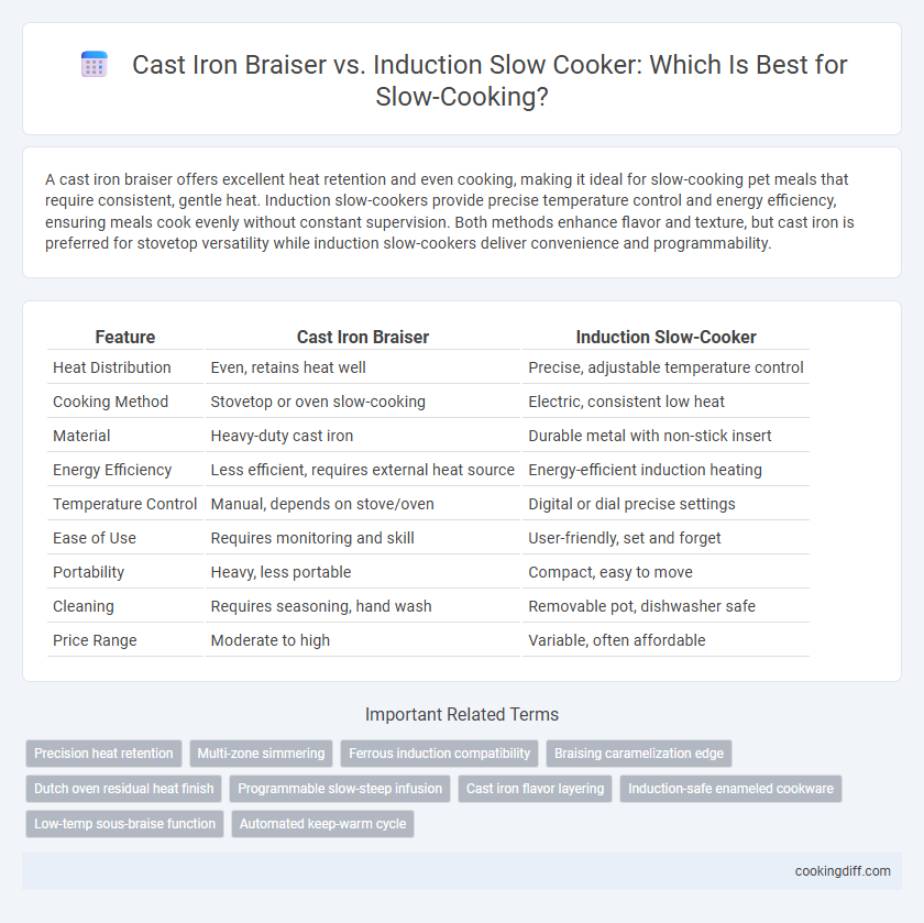 Cast Iron Braiser vs. Induction Slow Cooker: Which Is Best for Slow-Cooking?