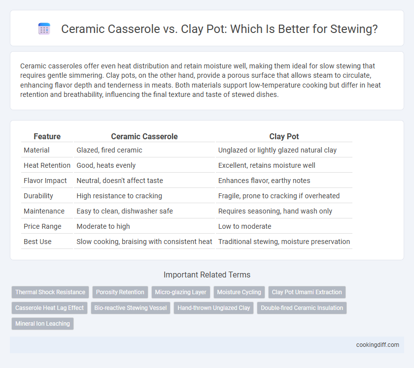 Ceramic Casserole vs. Clay Pot: Which Is Better for Stewing?