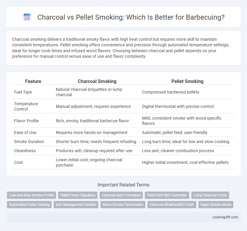 Charcoal vs Pellet Smoking: Which Is Better for Barbecuing?