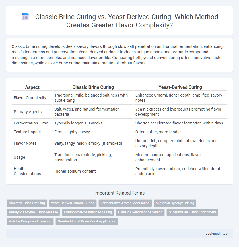 Classic Brine Curing vs. Yeast-Derived Curing: Which Method Creates Greater Flavor Complexity?