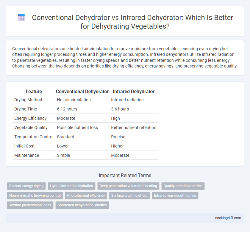 Conventional Dehydrator vs Infrared Dehydrator: Which Is Better for Dehydrating Vegetables?