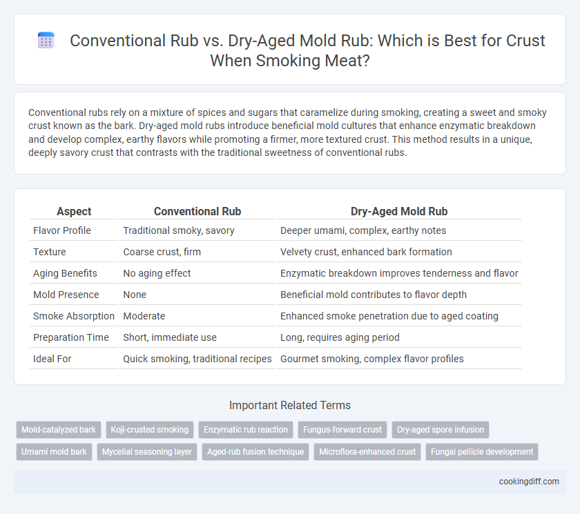 Conventional Rub vs. Dry-Aged Mold Rub: Which is Best for Crust When Smoking Meat?