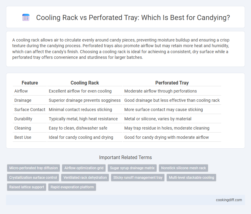 Cooling Rack vs Perforated Tray: Which Is Best for Candying?