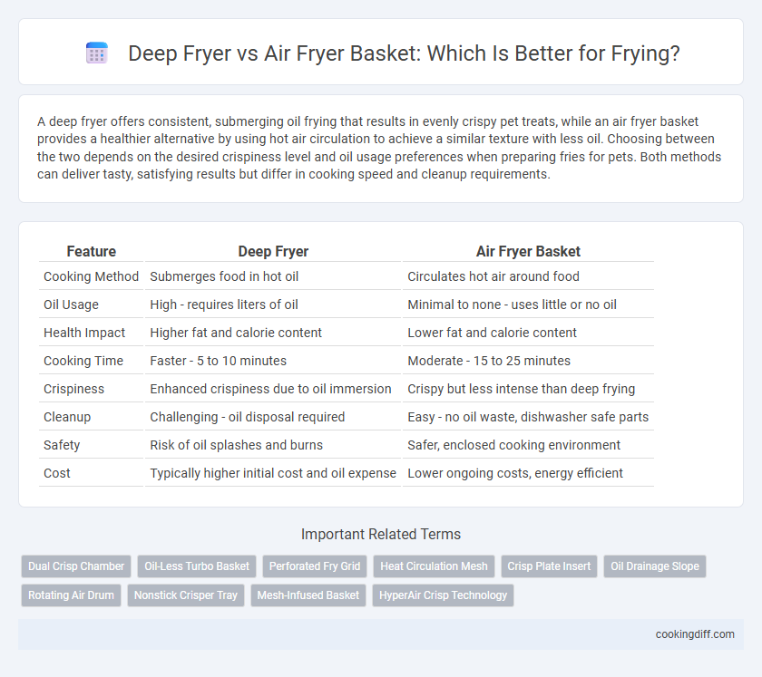 Deep Fryer vs Air Fryer Basket: Which Is Better for Frying?