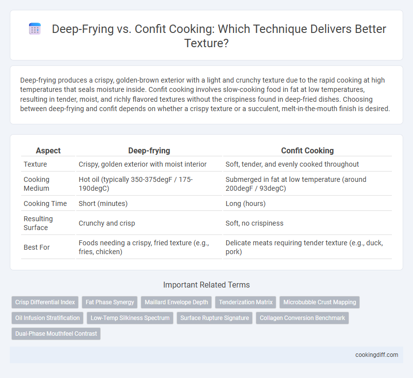 Deep-Frying vs. Confit Cooking: Which Technique Delivers Better Texture?