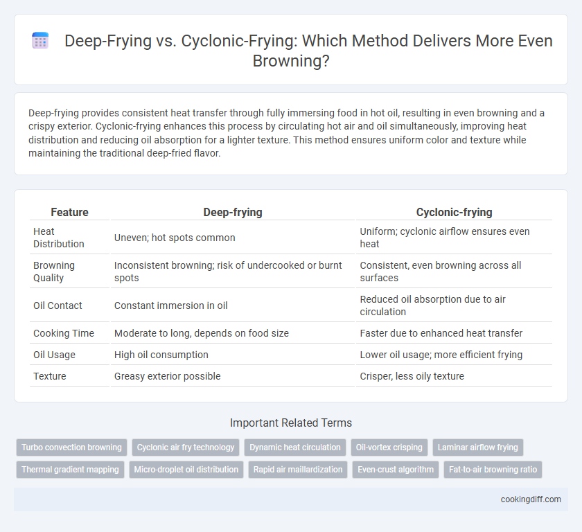 Deep-Frying vs. Cyclonic-Frying: Which Method Delivers More Even Browning?