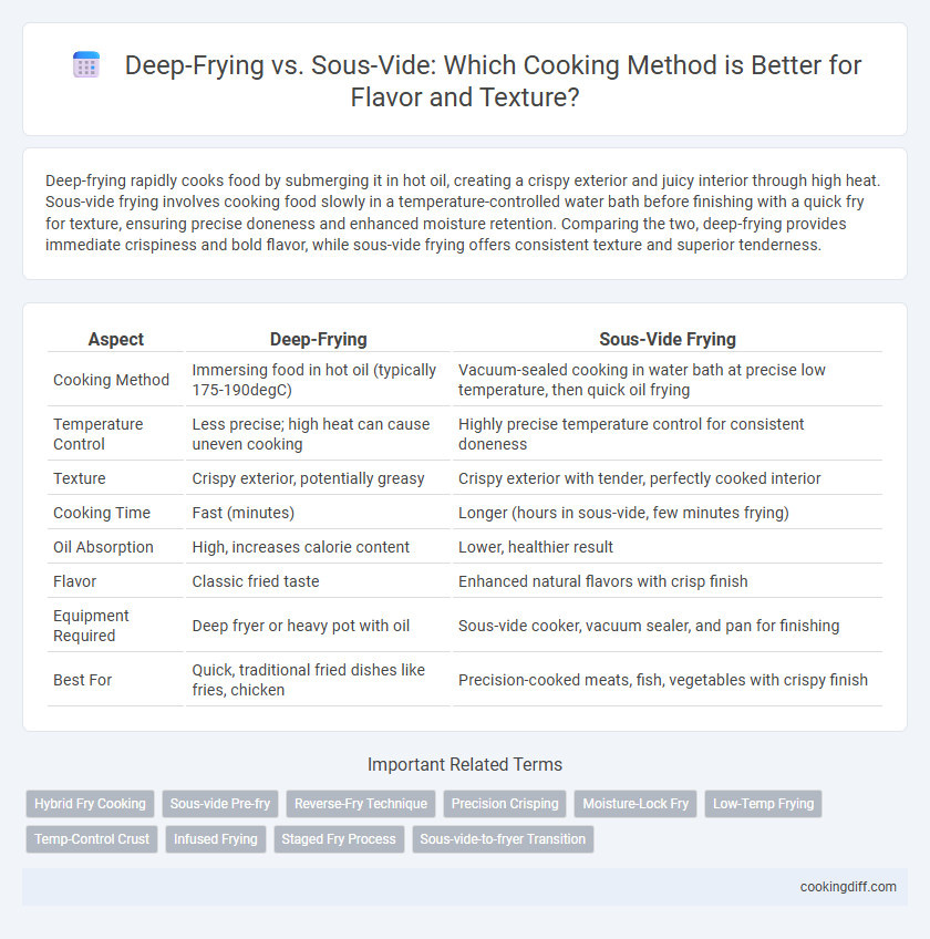 Deep-Frying vs. Sous-Vide: Which Cooking Method is Better for Flavor and Texture?