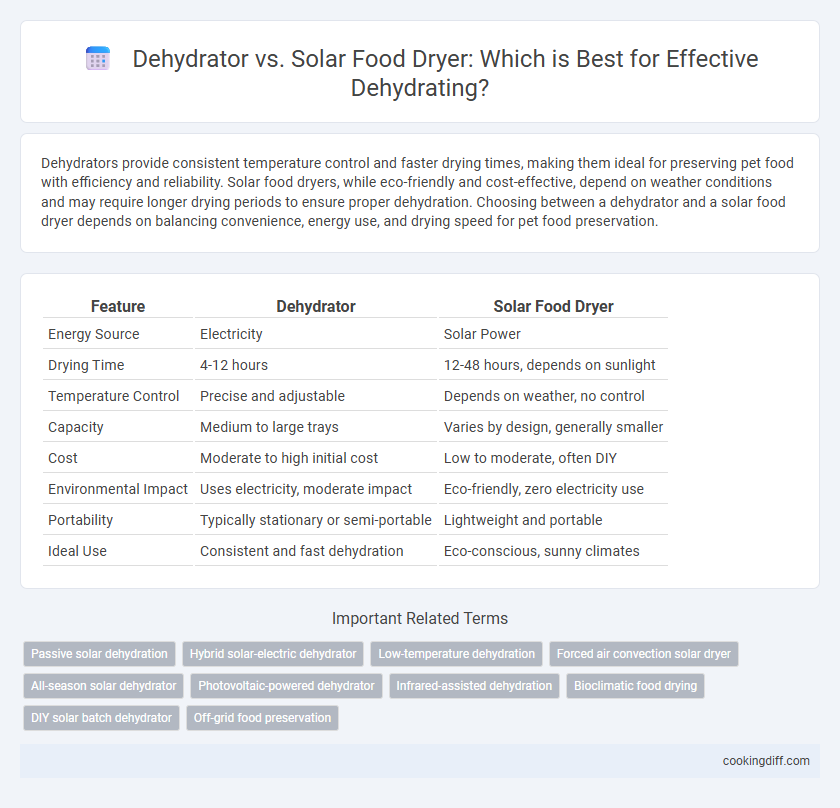 Dehydrator vs. Solar Food Dryer: Which is Best for Effective Dehydrating?