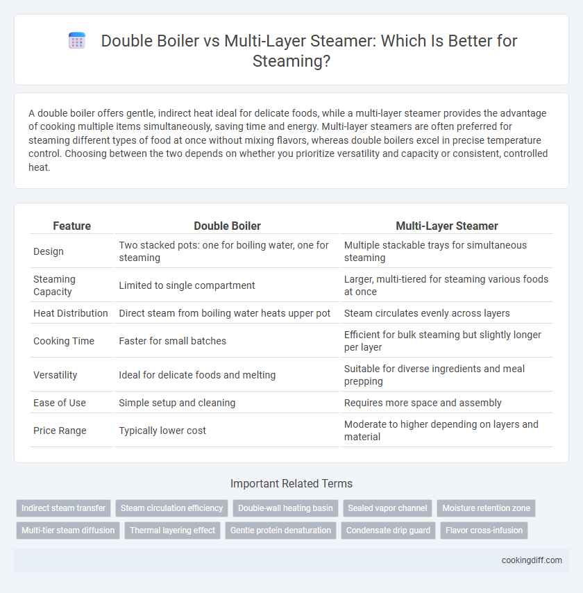 Double Boiler vs Multi-Layer Steamer: Which Is Better for Steaming?