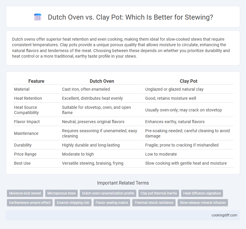 Dutch Oven vs. Clay Pot: Which Is Better for Stewing?