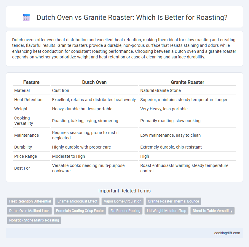 Dutch Oven vs Granite Roaster: Which Is Better for Roasting?