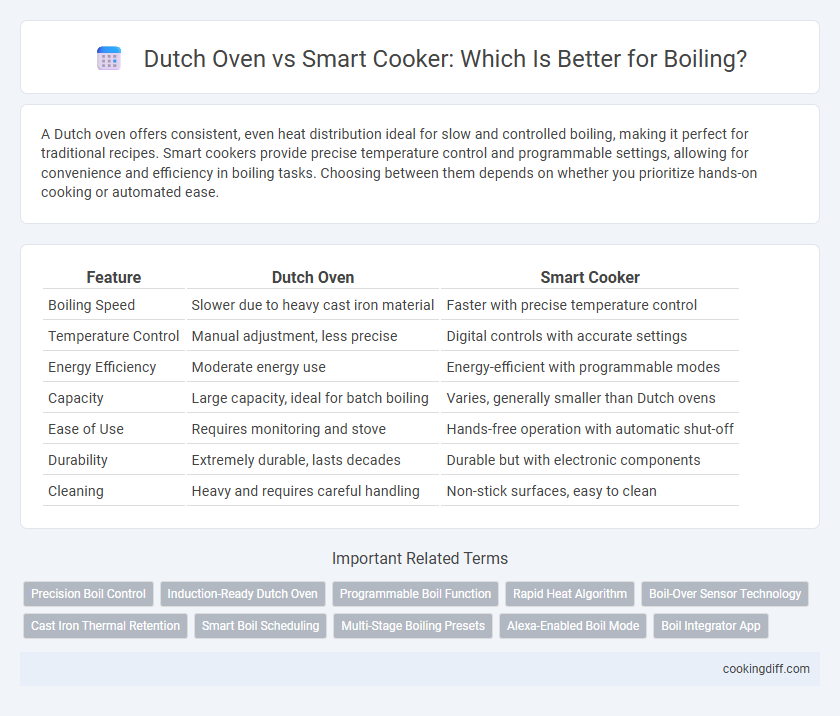 Dutch Oven vs Smart Cooker: Which Is Better for Boiling?