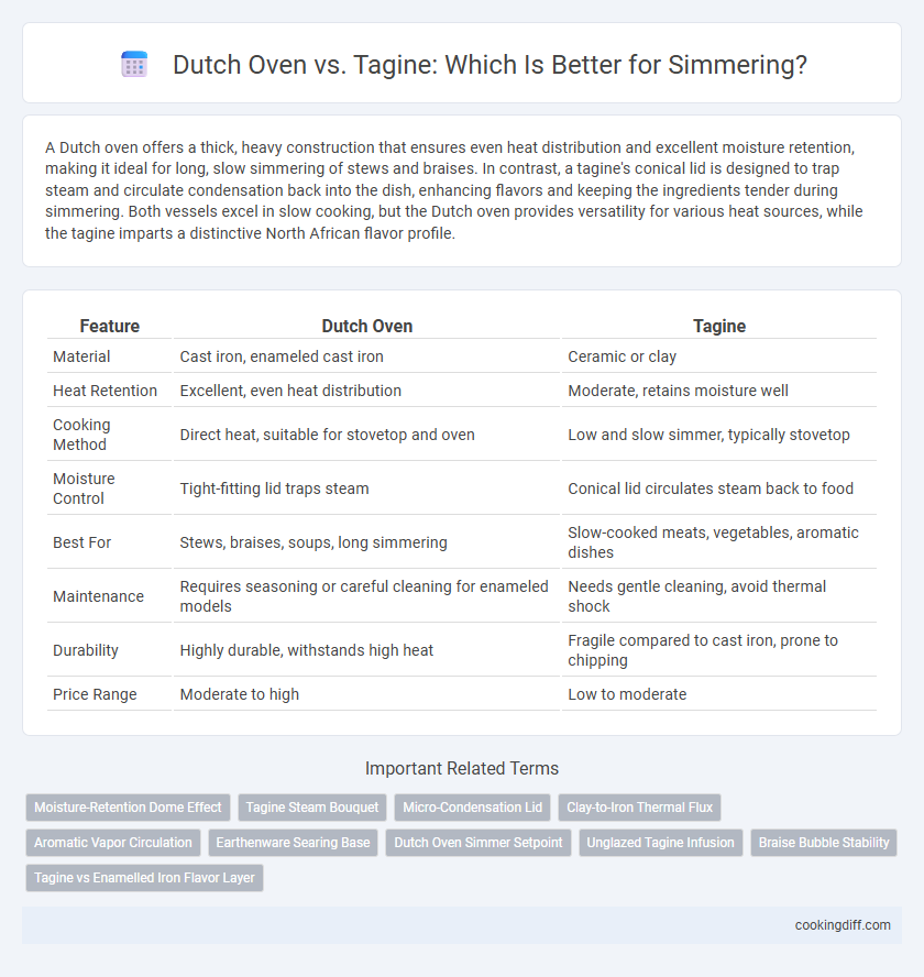 Dutch Oven vs. Tagine: Which Is Better for Simmering?