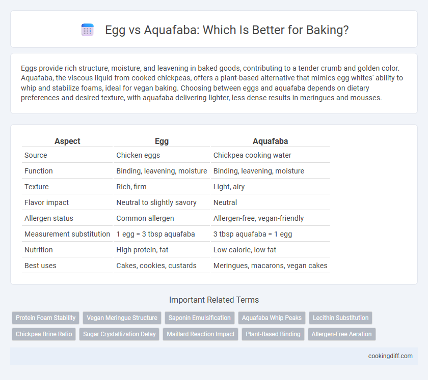 Egg vs Aquafaba: Which Is Better for Baking?