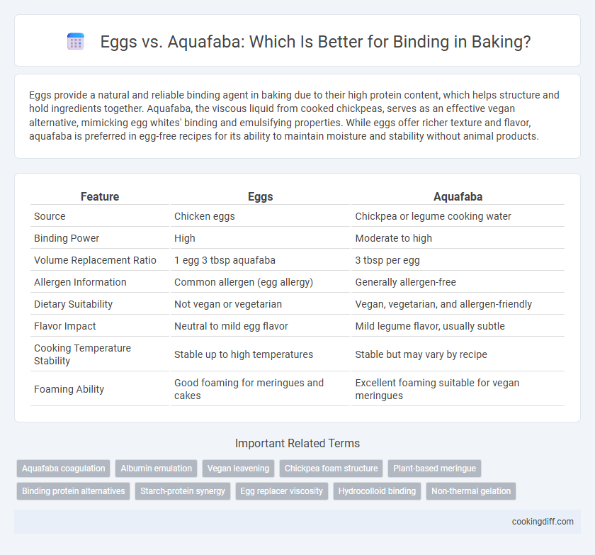 Eggs vs. Aquafaba: Which Is Better for Binding in Baking?