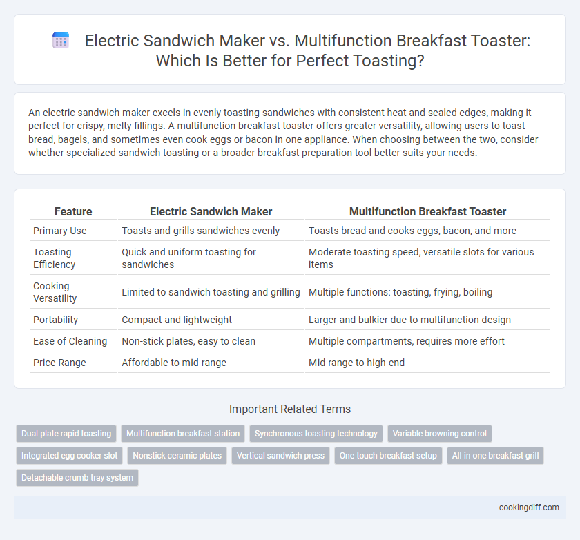 Electric Sandwich Maker vs. Multifunction Breakfast Toaster: Which Is Better for Perfect Toasting?