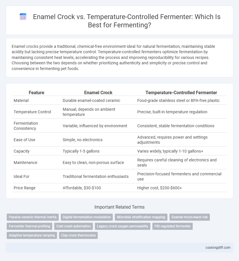 Enamel Crock vs. Temperature-Controlled Fermenter: Which Is Best for Fermenting?