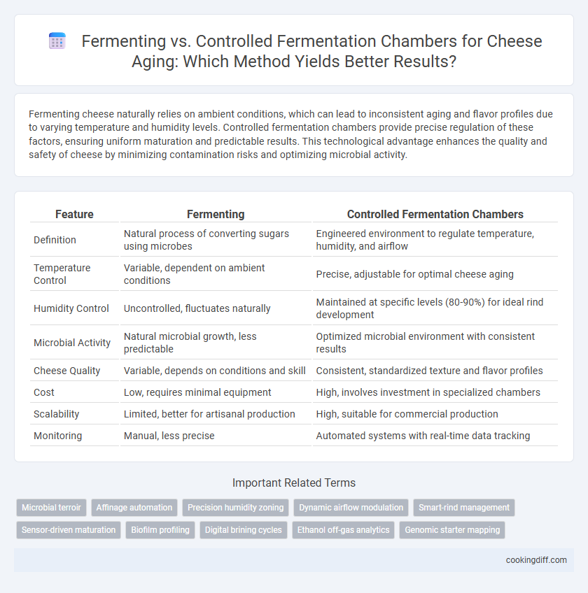 Fermenting vs. Controlled Fermentation Chambers for Cheese Aging: Which Method Yields Better Results?