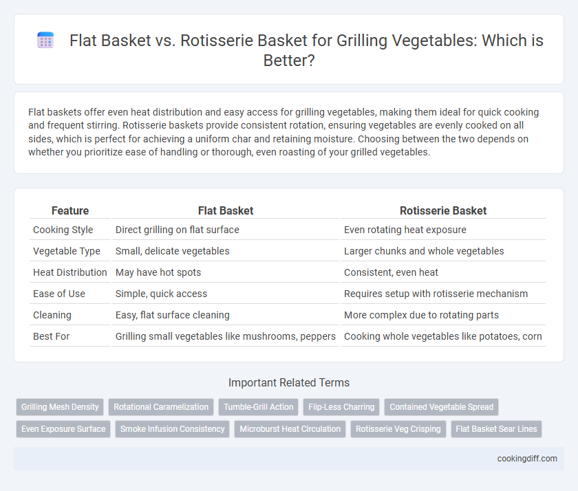 Flat Basket vs. Rotisserie Basket for Grilling Vegetables: Which is Better?