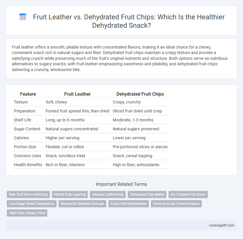 Fruit Leather vs. Dehydrated Fruit Chips: Which Is the Healthier Dehydrated Snack?