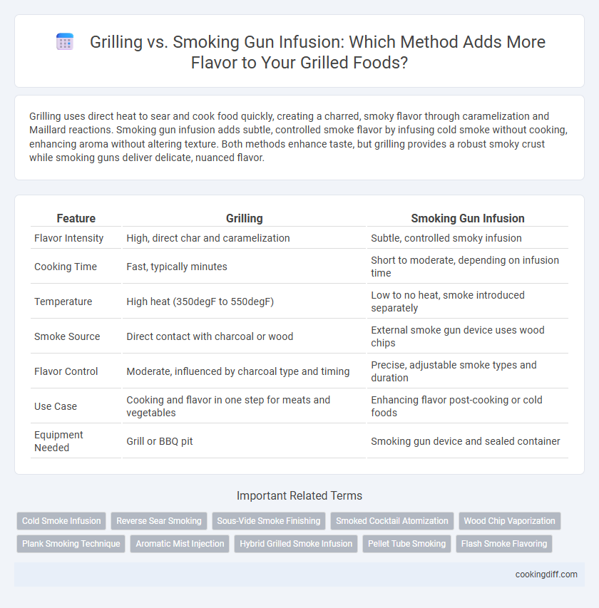Grilling vs. Smoking Gun Infusion: Which Method Adds More Flavor to Your Grilled Foods?