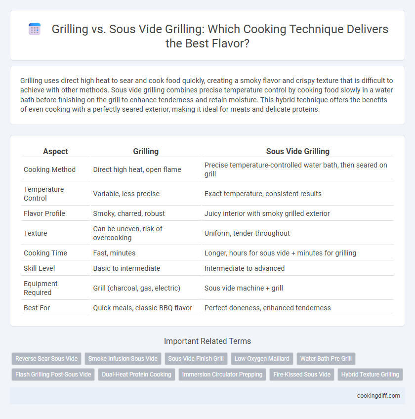 Grilling vs. Sous Vide Grilling: Which Cooking Technique Delivers the Best Flavor?
