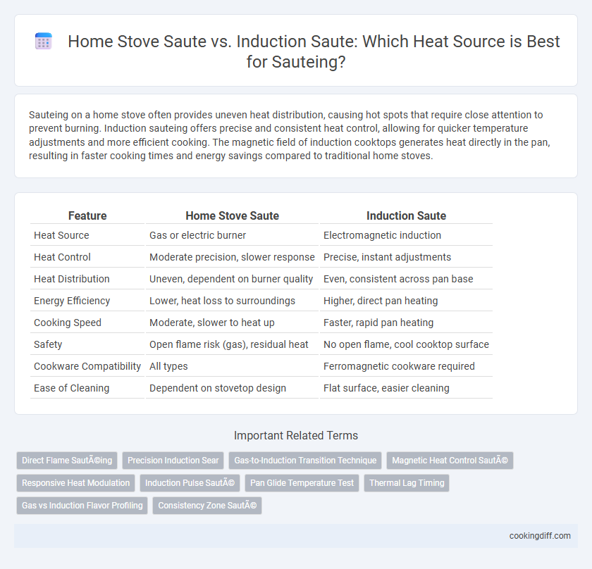 Home Stove Saute vs. Induction Saute: Which Heat Source is Best for Sauteing?