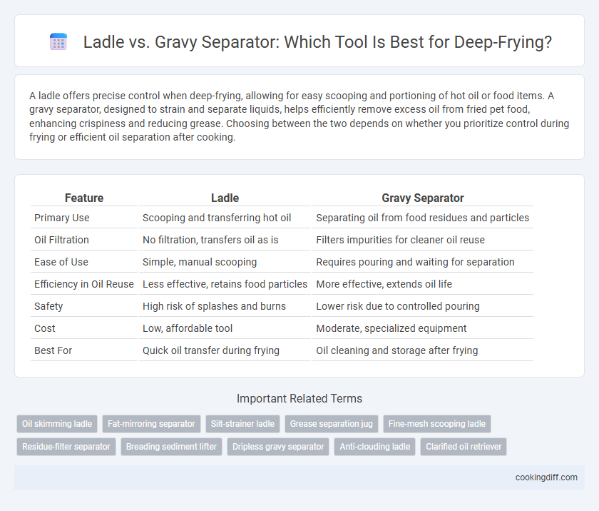 Ladle vs. Gravy Separator: Which Tool Is Best for Deep-Frying?