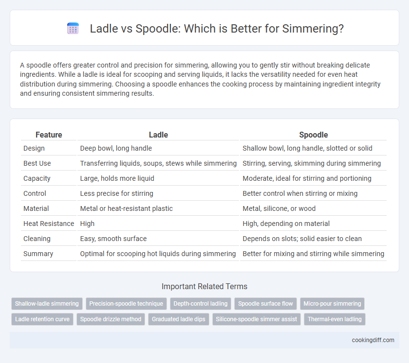 Ladle vs Spoodle: Which is Better for Simmering?