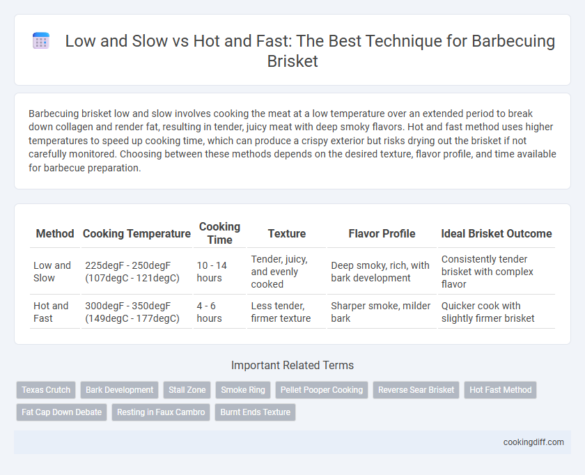 Low and Slow vs Hot and Fast: The Best Technique for Barbecuing Brisket