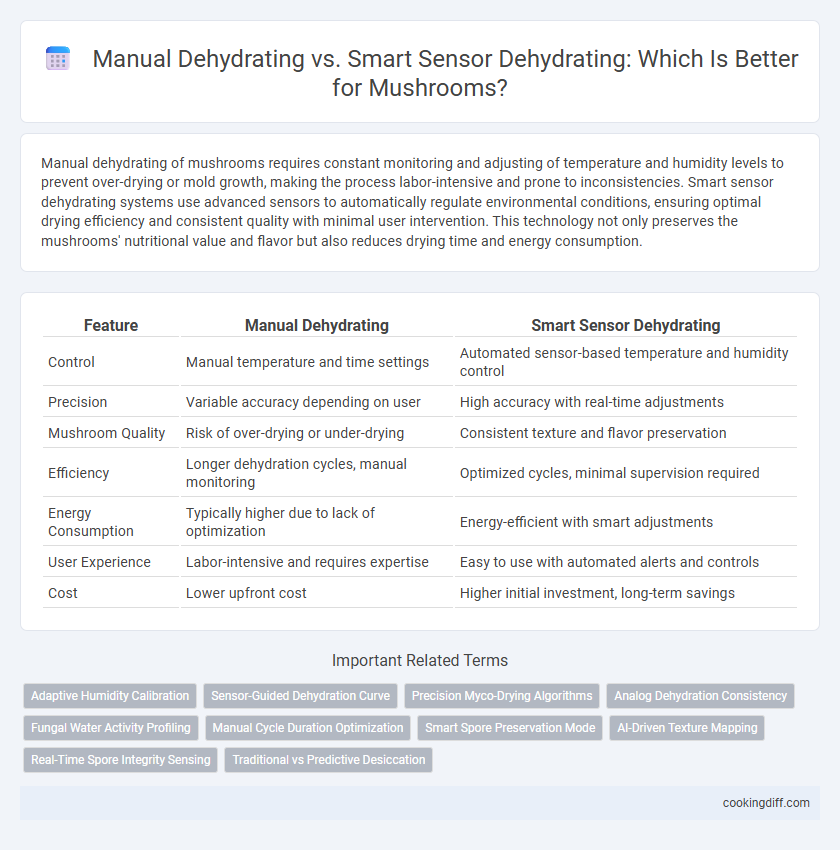 Manual Dehydrating vs. Smart Sensor Dehydrating: Which Is Better for Mushrooms?