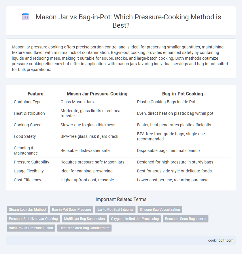 Mason Jar vs Bag-in-Pot: Which Pressure-Cooking Method is Best?