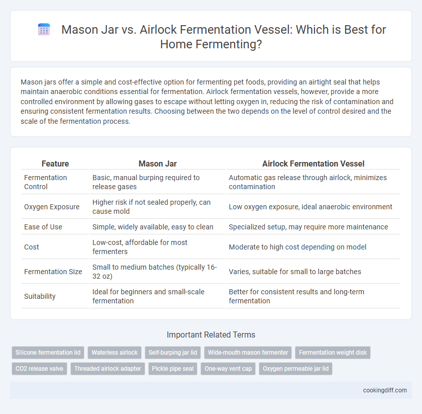 Mason Jar vs. Airlock Fermentation Vessel: Which is Best for Home Fermenting?