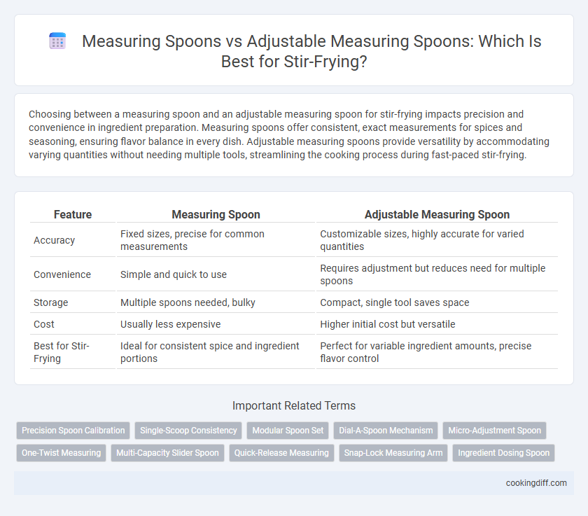 Measuring Spoons vs Adjustable Measuring Spoons: Which Is Best for Stir-Frying?